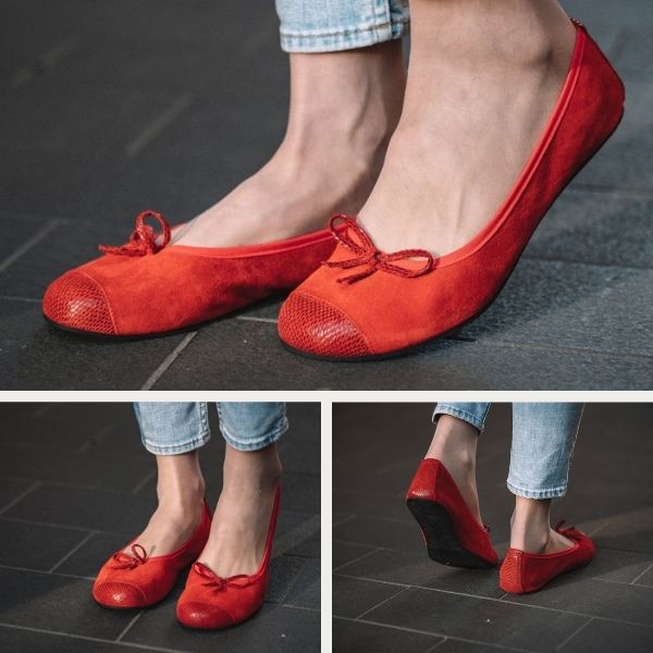 rote-Ballerina-Barfussschuhe