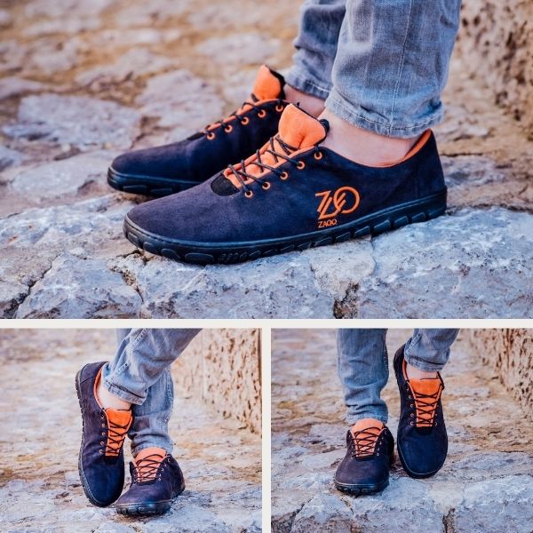 Barfussschuhe-Orange